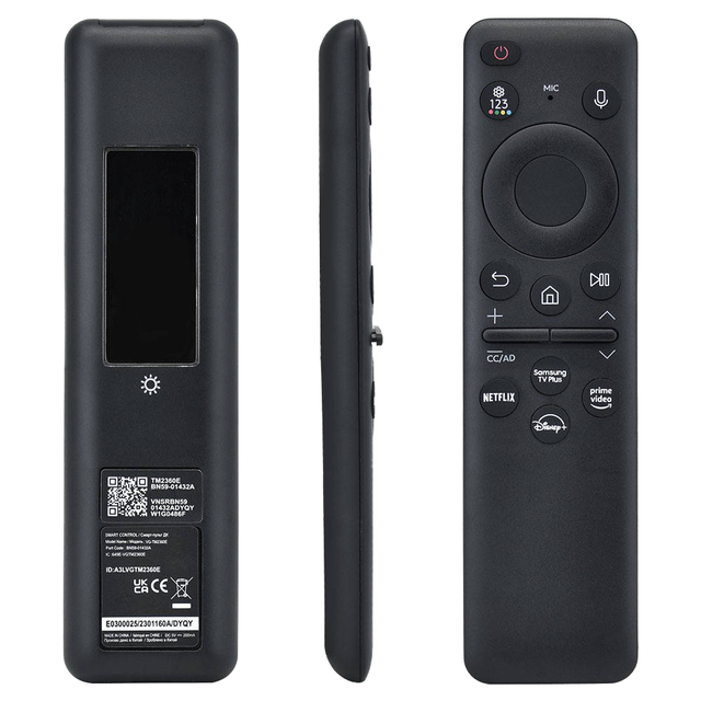 BN59-01432A OEM Rechargeable Voice Control TV Remote for Samsung Neo QLED 8K HDR Smart TV 18 Buttons 10m Range Home Use