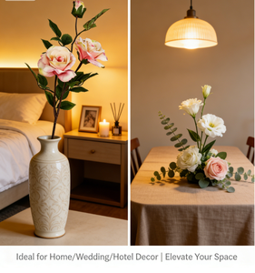 <span class=keywords><strong>Iris</strong></span> artificiel en plastique rose dégradé, 3 têtes, réaliste, résistant aux UV, tige pliable, décoration pour la maison, mariage, hôtel, fête, marque HR - Product Image 3