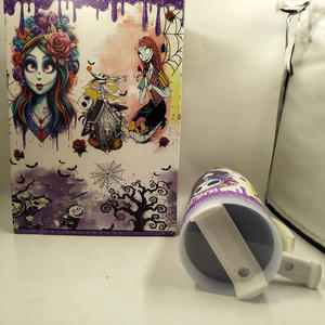 Marca personalizada Halloween 40oz vaso de acero inoxidable brillante pesadilla oscura Navidad Jack Sally taza tetera para desearte - Product Image 4