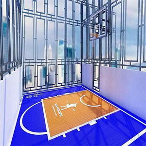 Suelo <span class=keywords><strong>de</strong></span> Baloncesto <span class=keywords><strong>de</strong></span> Plástico Resistente para Exteriores, para Patios Escolares y Canchas <span class=keywords><strong>de</strong></span> Parques - Product Image 6