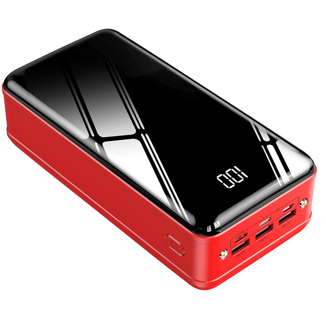Portable Triple Output Mobile Phone Power Bank 50000Mah High Capacity Smart Power Bank 50000 Mah Powerbank
