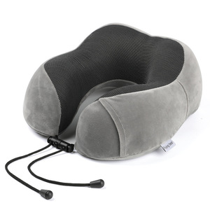 Oreiller de voyage en mousse à mémoire de forme en U Flying Beast, avec housse en velours, pour avion, bureau et sieste - Product Image 1