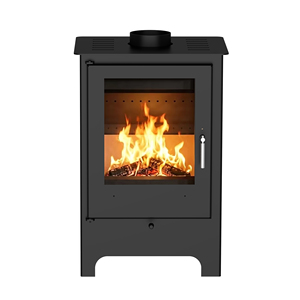 Poêle à bois R0603A moderne 5,5 kW, 84 % d'efficacité énergétique, ECO-DESIGN, pour le chauffage avec alimentation en air secondaire - Product Image 1