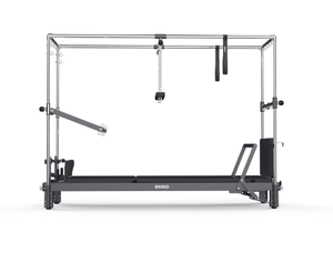 INIKO Pilates Cadillac Reformer en acier laminé à froid et acier inoxydable 304 noir L2200xW740xH2030mm F005D Garantie 5 ans - Product Image 3