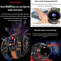 Montre médicale Vanssa ET310 nouvelle génération, toutes fonctions, ECG, test rapide de l'acide urique, du cholestérol et des triglycérides, montre intelligente