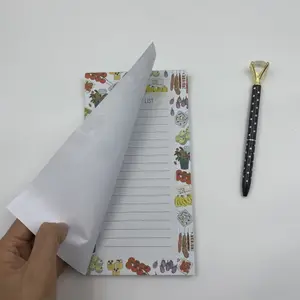 Almofadas de papelaria kawaii memo personalizadas, para fazer lista, planejador semanal, blocos de notas