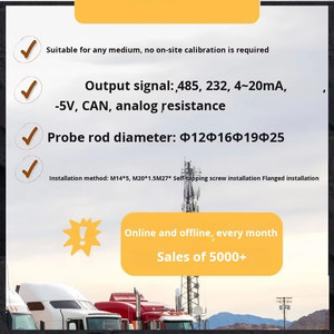 कार जनरेटर तेल टैंक अनुकूलन के लिए c606 लंबे रन 304 स्टेनलेस स्टील कैपेसिटिव तेल स्तर सेंसर तरल/पानी स्तर मीटर - Product Image 2