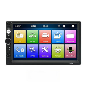 Lecteur multimédia universel pour <span class=keywords><strong>voiture</strong></span> 7 pouces avec caméra, navigation, radio, écran tactile 2din, lecteur MP5 pour <span class=keywords><strong>voiture</strong></span> - Product Image 1