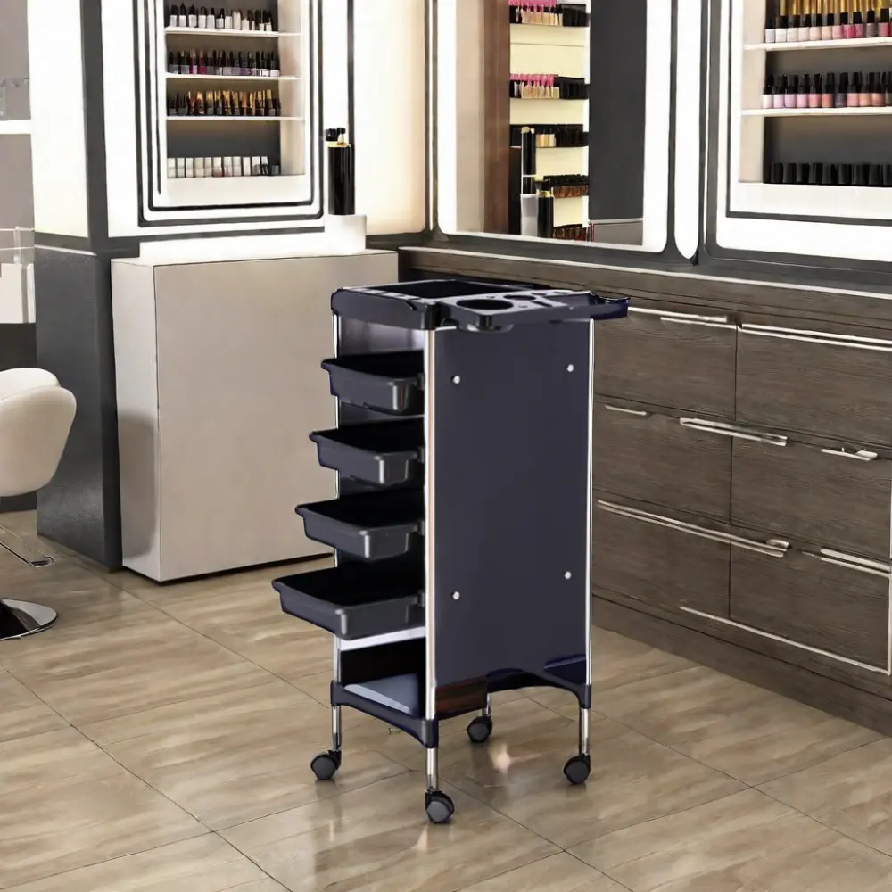 Salon Trolley Kar Schoonheidssalon Rollende Trolley Kar Multifunctionele Gereedschapskar Hout Schoonheidssalon Trolley