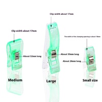 Nouveau bord fixe Clip petit moyen grand AX Clip positionnement Patchwork accessoire de couture pince en plastique