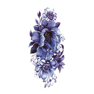 Autocollant de <span class=keywords><strong>tatouage</strong></span> temporaire imperméable et écologique pour femmes art corporel tatouages de fleurs de papillon sexy - Product Image 3