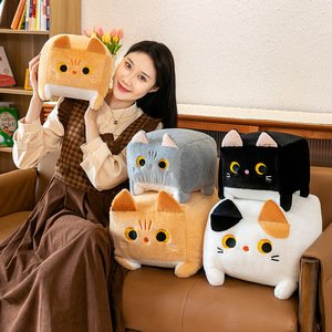 หมอนอิงรูปแมวการ์ตูน ของเล่นตุ๊กตาแมวน้อย หมอนอิงโซฟา ของเล่นยัดไส้ ราคาขายส่ง ของขวัญคริสต์มาส - Product Image 5