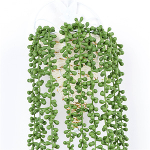 Guirnalda de Perlas Artificiales Wen Hope de 80 cm, Verde, de Plástico, para Decoración de Paredes - Product Image 2
