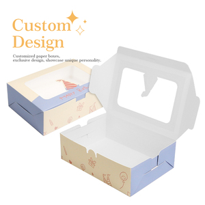 Caja <span class=keywords><strong>de</strong></span> Embalaje Personalizada para <span class=keywords><strong>Postres</strong></span>, Pasteles, Pan y Tartas, con Ventana Transparente, <span class=keywords><strong>de</strong></span> Alta Calidad, para Panadería y <span class=keywords><strong>Postres</strong></span> <span class=keywords><strong>de</strong></span> Chocolate - Product Image 1