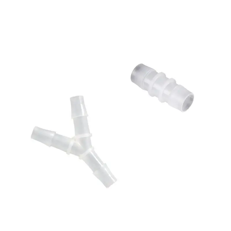 New Arrival Plastic Pp Barbed Tail Pipe Fitting Right Angle Y Shaped 3Way Hose Pipe Connector