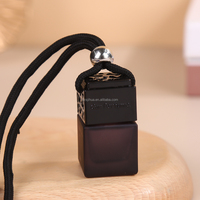 Diffuseur de parfum carré premium 8 ml pour voiture, flacon à bouchon à vis, parfum longue durée pour vernis à ongles, huile, crème de soin de la peau