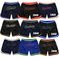 Manufacturer Wholesale Custom Men Double Layer Mesh Shorts Sublimated Reversible Basketball Shorts