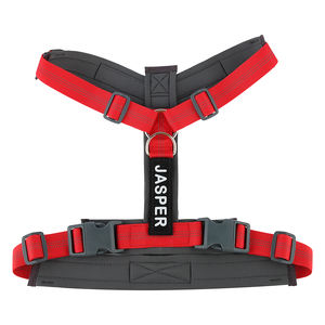 Arnés de perro de nailon reflectante estilo H en forma de Y acolchado de neopreno suave chaleco sin tirones para caminar tamaño XS mascotas hecho Material Oxford - Product Image 2