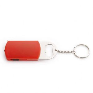 Porte-clés LED miniatures personnalisés avec logo promotionnel, lampe torche, ouvre-bouteille en métal, ruban à mesurer de 1 m/3 pieds, piles incluses - Product Image 5