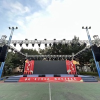 Système de treillis en aluminium non portable pour extérieur, treillis de concert, utilisé pour les scènes événementielles, à vendre