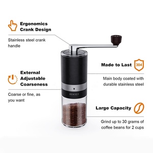 Molinillo de Café <span class=keywords><strong>Manual</strong></span> para Oficina y Hogar, Accesorios de Cerámica, Molinillo de Café Turco Portátil de Viaje, Molinillo <span class=keywords><strong>Manual</strong></span> de Granos de Café con Báscula - Product Image 3