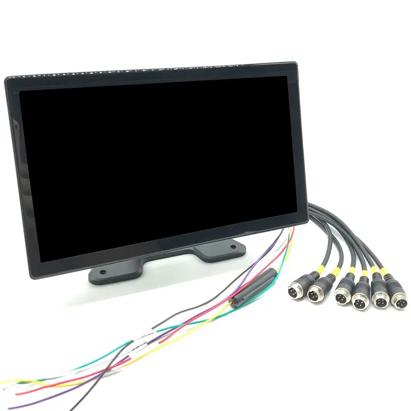 10-дюймовый 6-канальный монитор с сенсорным экраном, Поддержка запуска языков, таких как английский, русский, поддержка, дисплей для хранения данных AH720P