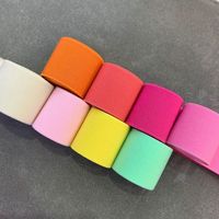 Bande élastique en polyester et caoutchouc colorée de 2,5 cm à 5 cm, jacquard épaissi, accessoires pour bagages, sangle élastique