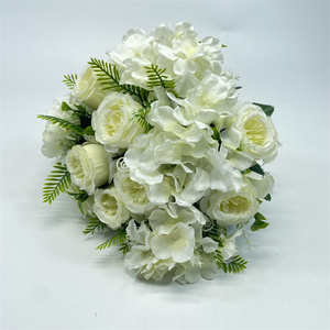 Mesa <span class=keywords><strong>de</strong></span> centro <span class=keywords><strong>de</strong></span> mesa <span class=keywords><strong>de</strong></span> seda blanca con 36 flores artificiales, centro <span class=keywords><strong>de</strong></span> mesa <span class=keywords><strong>de</strong></span> boda, besándose, barato, PH033 - Product Image 4