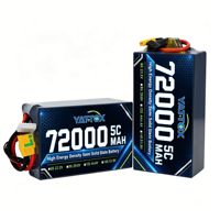 Pack de batteries Li-ion semi-solides personnalisé YKX 4S 72000mAh 275Wh/kg avec 800 cycles pour drone industriel professionnel UAV