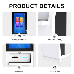 23.6 inch in vé tự dịch vụ kiosk Máy kiosk quản lý hàng đợi hệ thống vé kiosk - Product Image 4