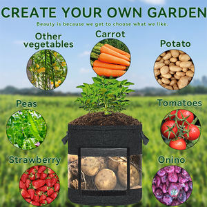 Sacs de culture en tissu Orientrise pour une croissance des plantes efficace dans l'espace Plantation en plein air Culture de champignons Jardinage Pots de conteneurs - Product Image 2