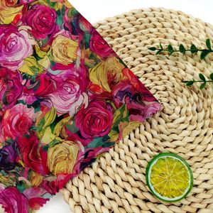 Top Vente Liberty London <span class=keywords><strong>Tissu</strong></span> Personnalisé Multicolore Motif Floral <span class=keywords><strong>Tissu</strong></span> En Coton Organique pour Robes Chemises Sacs DIY Artisanat - Product Image 6