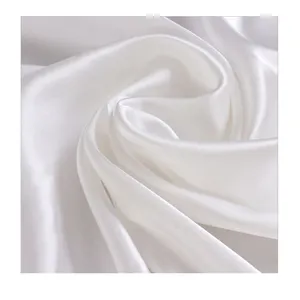 Trung Quốc Dâu Lụa Charmeuse Vải Lụa Tinh Khiết Vải Lụa 12Mm 35 ''Rộng Undyed Lụa Satin Vải Cho Chiếc Khăn