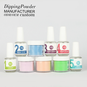 Dip Liquid Profesión Juego completo 90mL Salón de uñas Preparar Polvo de inmersión PH <span class=keywords><strong>Bond</strong></span> Superficie de uñas transparente Protector de cepillo transparente - Product Image 6