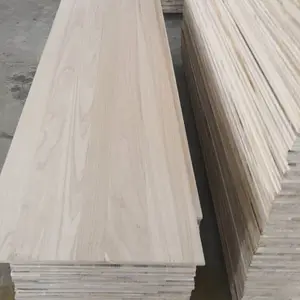 Environmentally Friendly Industrial Natural Wood Solid Paulownia Wood
