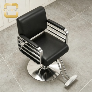 Chaise <span class=keywords><strong>de</strong></span> coiffeur ergonomique <span class=keywords><strong>de</strong></span> couleur unie avec repose-pieds et hauteur réglable pour salon <span class=keywords><strong>de</strong></span> <span class=keywords><strong>coiffure</strong></span> - Product Image 4