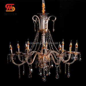 SMOOTH Elegant Crystal Chandelier Villa <b>Ceiling</b> Living Room Luxury Design Chandeliers Pendant Light - Product Image 2