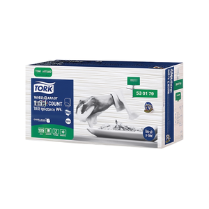 Panni per Pulizia Resistenti Tork, Piegati, 105 Pezzi, Bianchi, Multiuso W4 - Product Image 2