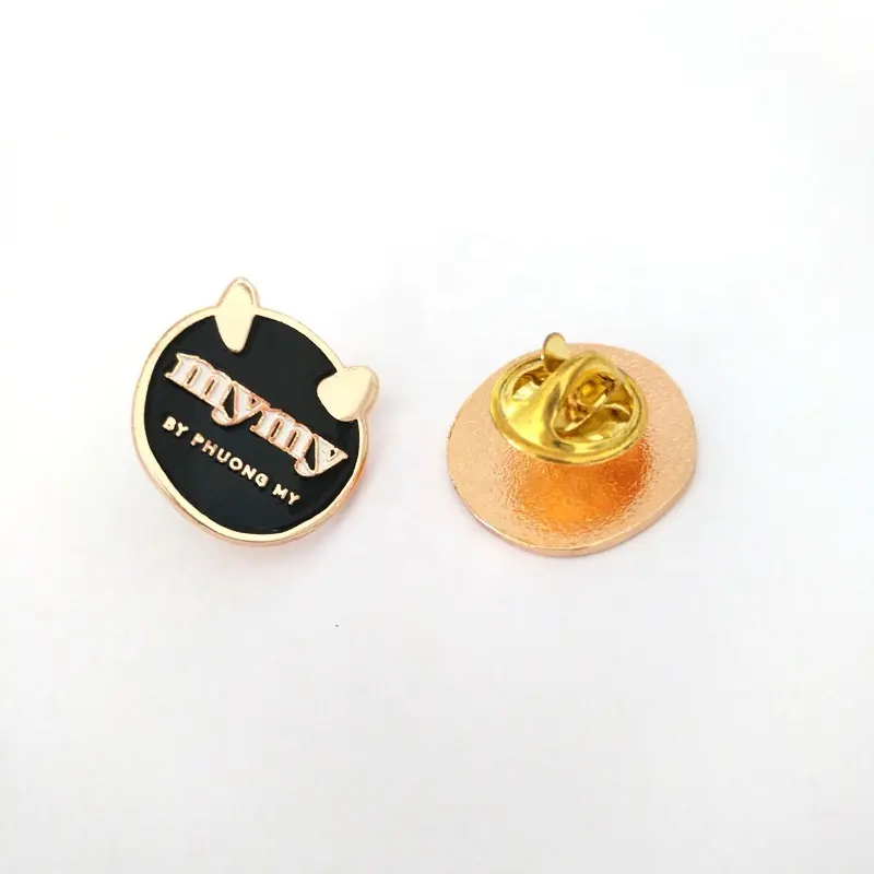Mini custom company logo spilla smaltata in metallo risvolto cappotto colletto tasca sul petto spilla distintivo insignia