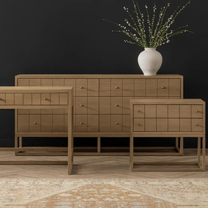 Mesita de noche contemporánea para el hogar, gabinete de 2 cajones, muebles de dormitorio de madera de roble, mesita de noche, mesa auxiliar para apartamento de Hotel - Product Image 5