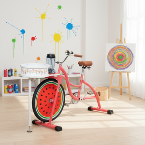 Bicicleta de Ejercicio EXI Pedal Power Bubble Machine con Marco de Aleación de Aluminio, 100% Energía Verde, para un Estilo de Vida Saludable y Gimnasios - Product Image 2