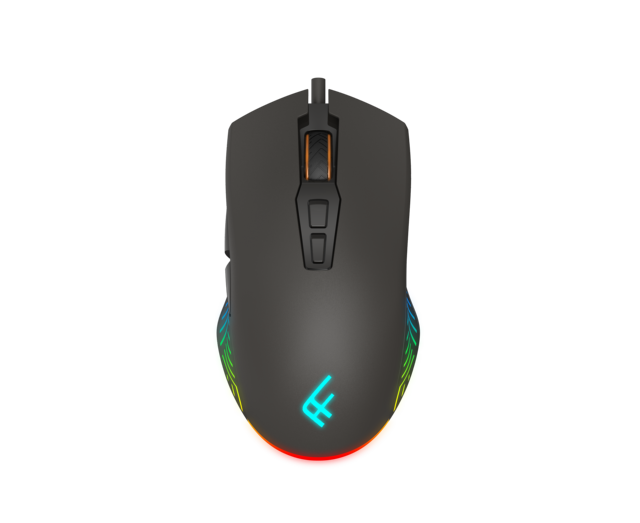 825 RGB Wired Gaming Mouse 12800DPI Optical USB Backlit Design for Right-handed Players Matte UV for Gaming