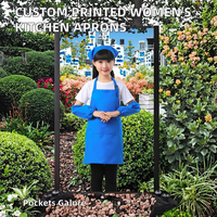 Tabliers de cuisine sans manches pour femmes, cadeau promotionnel publicitaire pour entreprises, lavables, imperméables, pour chef, jardinage, personnalisables