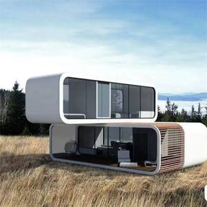 ห้องโดยสารแอปเปิ้ลทันสมัยสองชั้นบ้านเล็กๆสำเร็จรูปหรูหราโมดูลาร์บ้านเคลื่อนที่โครงการที่อยู่อาศัย - Product Image 2