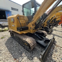 Mini-excavatrice hydraulique sur chenilles CAT 305.5E2 d'origine américaine, 5,5 tonnes, faible nombre d'heures, prête à être expédiée
