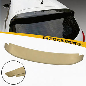 Haosheng Ailerons Arrière en Plastique ABS de Voiture, <span class=keywords><strong>Becquet</strong></span> de Toit Look Fibre de Carbone pour <span class=keywords><strong>Peugeot</strong></span> 208 2012 2013 2014 2015 - Product Image 1