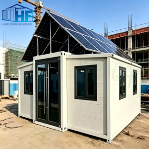 Casa Prefabricada Tipo Mariposa de 20 Pies con Baño, Pared de Vidrio y Diseño Completamente Equipado para Viviendas Pequeñas y Casas de Huéspedes - Product Image 1