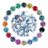 Piedra Preciosa de Moissanita Suelta con Corte Corazón Rosa SICGEM, Claridad VVS y Corte Excelente, Certificada por Terceros para la Elaboración de Joyas