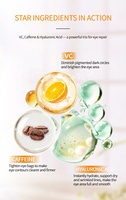 Masque pour les yeux anti-rides bio à marque privée avec vitamine C et acide hyaluronique – Soin naturel pour la peau