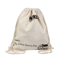 Couleur personnalisée toile sac à dos en tissu chaussures cordon sac à poussière